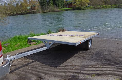 Built with the guidance of rafting enthusiasts, this trailer includes the features needed while meeting . . Whitewater raft trailers